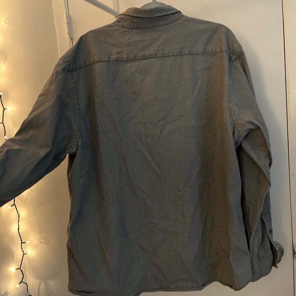 Gray Wash Button Up - image 4
